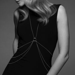 BIJOUX – MAGNIFIQUE CHAÎNES MÉTALLIQUES POUR LE CORPS 8 ARGENT