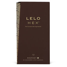 LELO – PRÉSERVATIFS HEX RESPECT XL PAQUET DE 12
