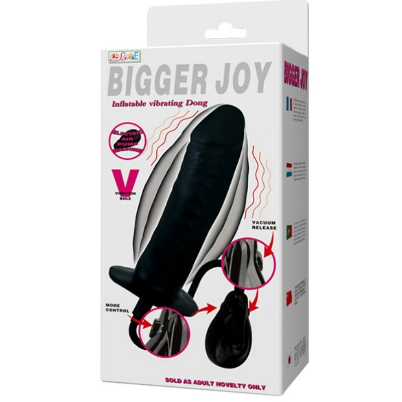 BAILE – GODE GONFLABLE BIGGER JOY AVEC VIBRATION 16 CM