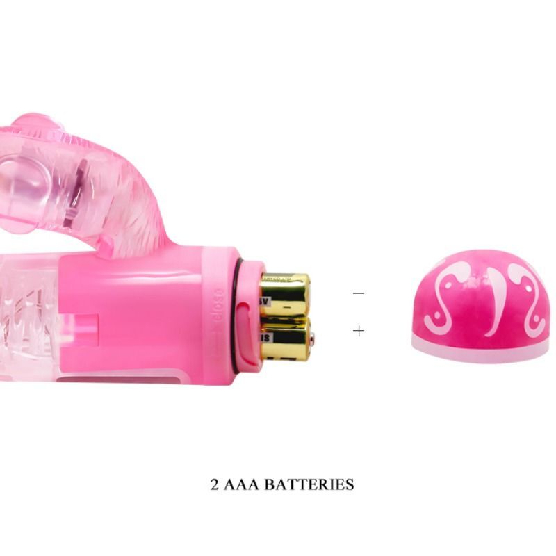 BAILE – VIBRATEUR MULTIVITESSES AVEC STIMULATEUR ROSE