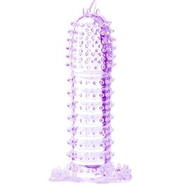 BAILE – GAINE PÉNIENNE POINTS STIMULANTS VIOLET 14 CM