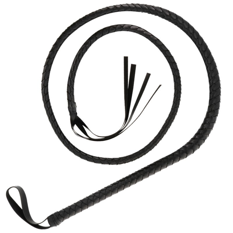 DARKNESS – FOUET DE BONDAGE NOIR 210CM