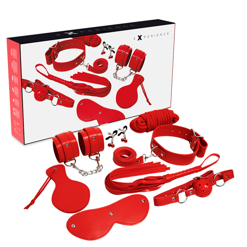 EXPERIENCE – KIT FÉTICHE BDSM SÉRIE ROUGE