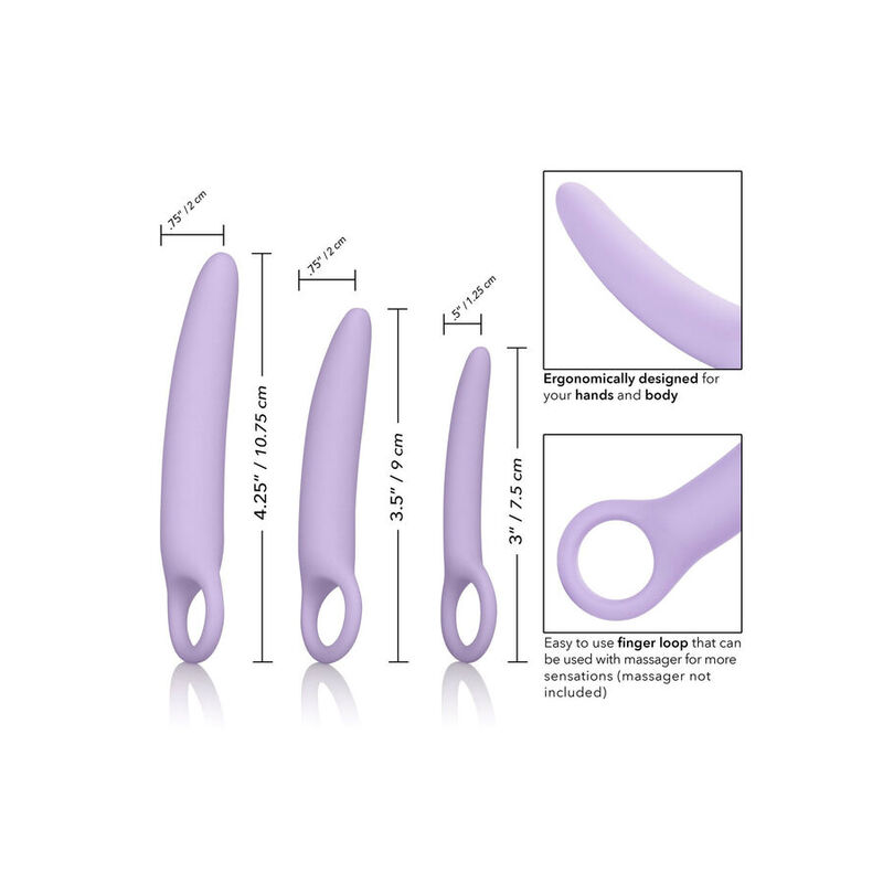 CALEXOTICS – DR LAURA BERMAN ALENA ENSEMBLE DE 3 DILATEURS EN SILICONE