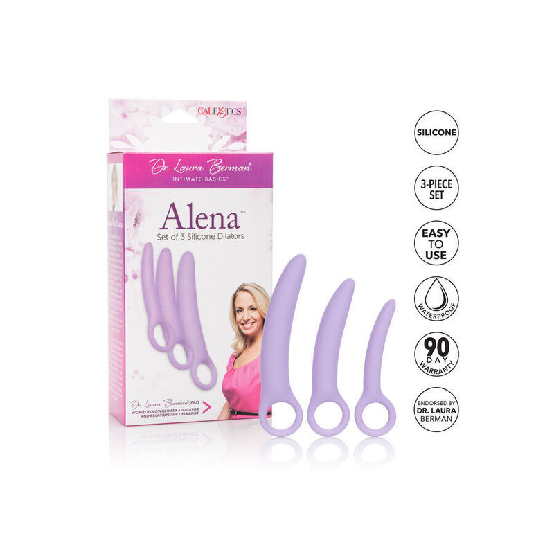 CALEXOTICS – DR LAURA BERMAN ALENA ENSEMBLE DE 3 DILATEURS EN SILICONE