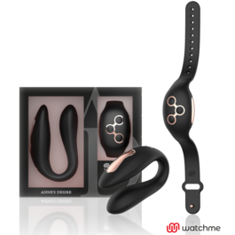 ANNE »S DESIRE – DUAL PLEASURE TECNOLOG A WATCHME NOIR/OR