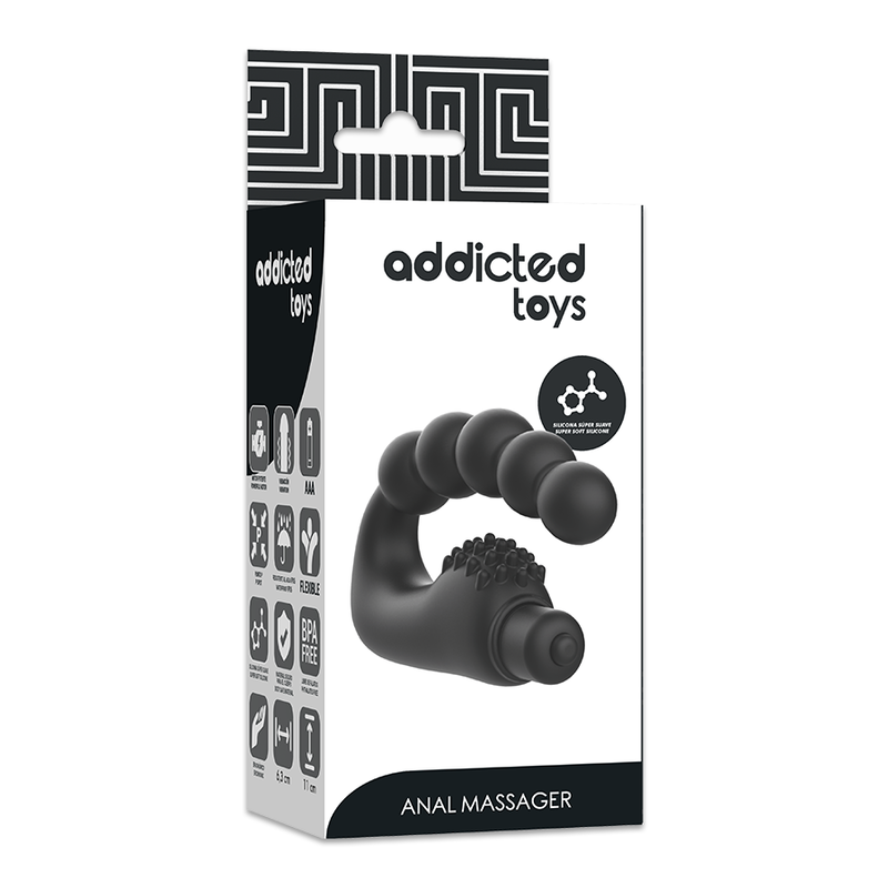 ADDICTED TOYS – MASSEUR ANAL PROSTATIQUE AVEC VIBRATION