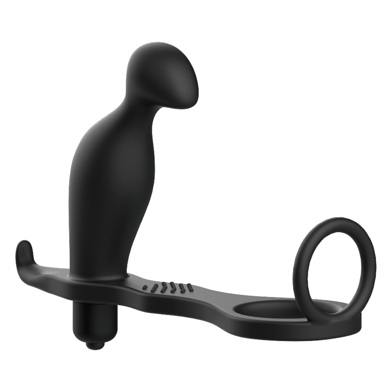ADDICTED TOYS – PLUG ANAL AVEC ANNEAU EN SILICONE NOIR 12 CM