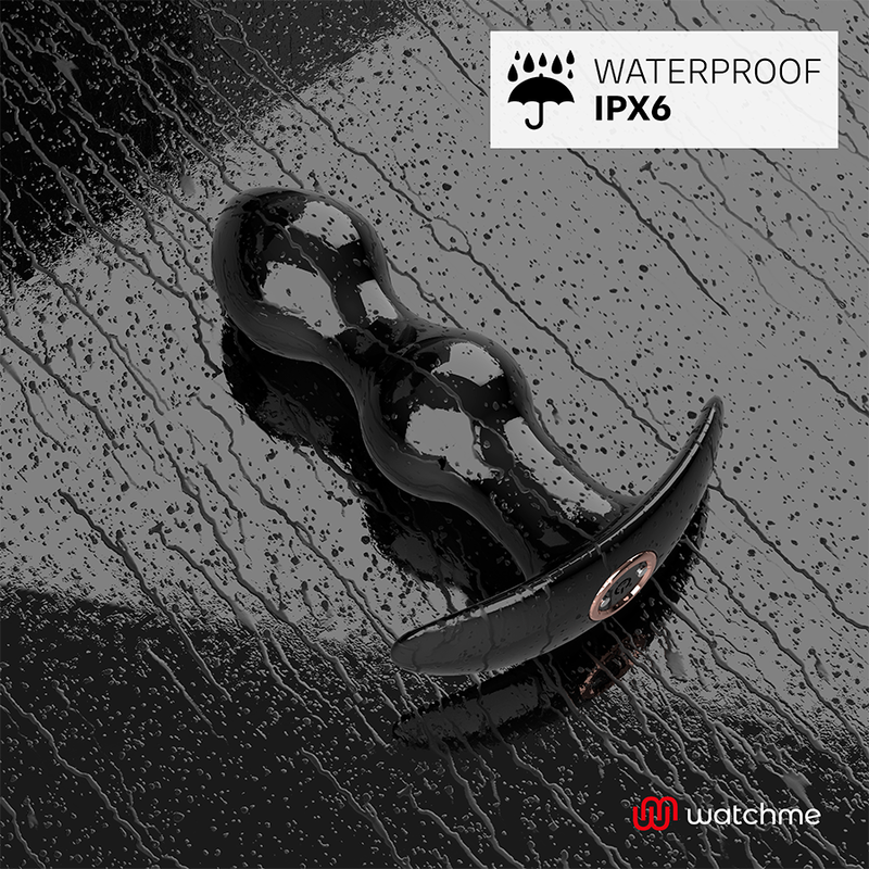 ANBIGUO – WATCHME TÉLÉCOMMANDE PLUG VIBRATEUR ANAL TIBERIO