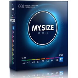MY SIZE – PRO PRÉSERVATIFS 72 MM 3 UNITÉS