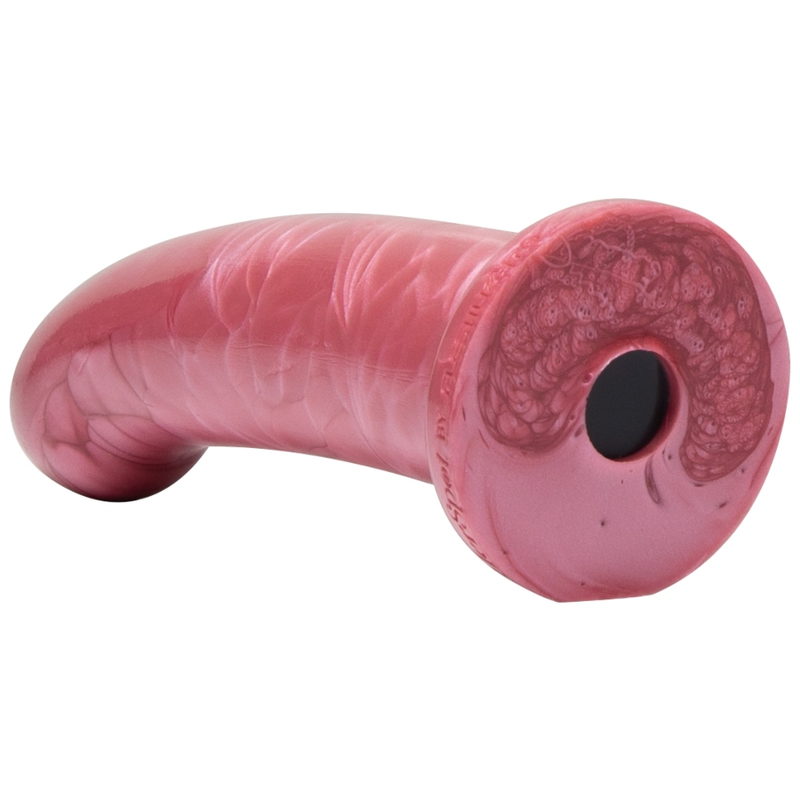 HERSPOT FLESHLIGHT – GODE COURBÉ ROSE DORÉ L