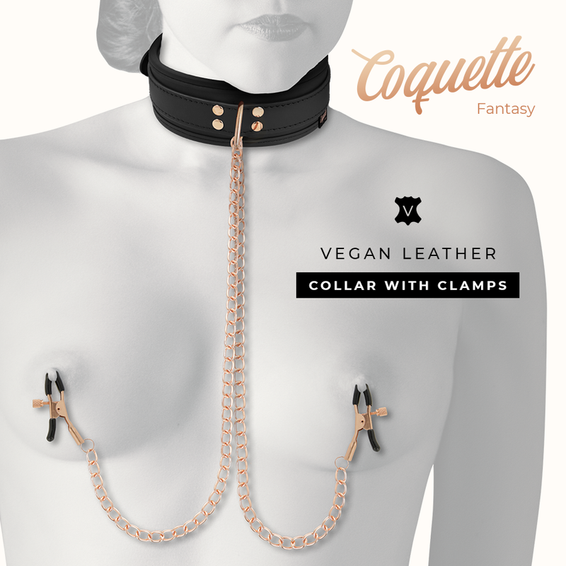 COQUETTE CHIC DESIRE – COLLIER PINCE TIP FANTAISIE AVEC DOUBLURE EN NÉOPRÈNE