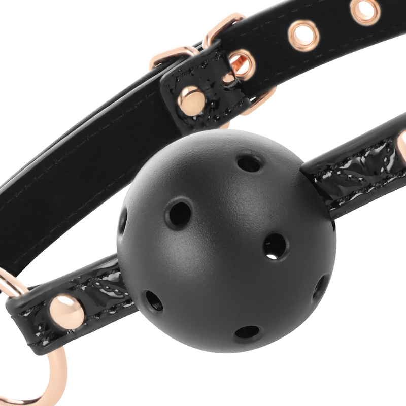 BEGME – BLACK EDITION BALL GAG CUIR VEGAN