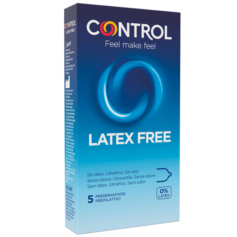 CONTROL – FREE SIN LATEX CONDOMS 5 UNITS