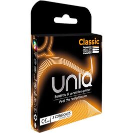 UNIQ – CLASSIC PRÉSERVATIFS SANS LATEX 3 UNITÉS