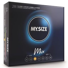 MY SIZE – MIX PRÉSERVATIFS 53 MM 28 UNITÉS