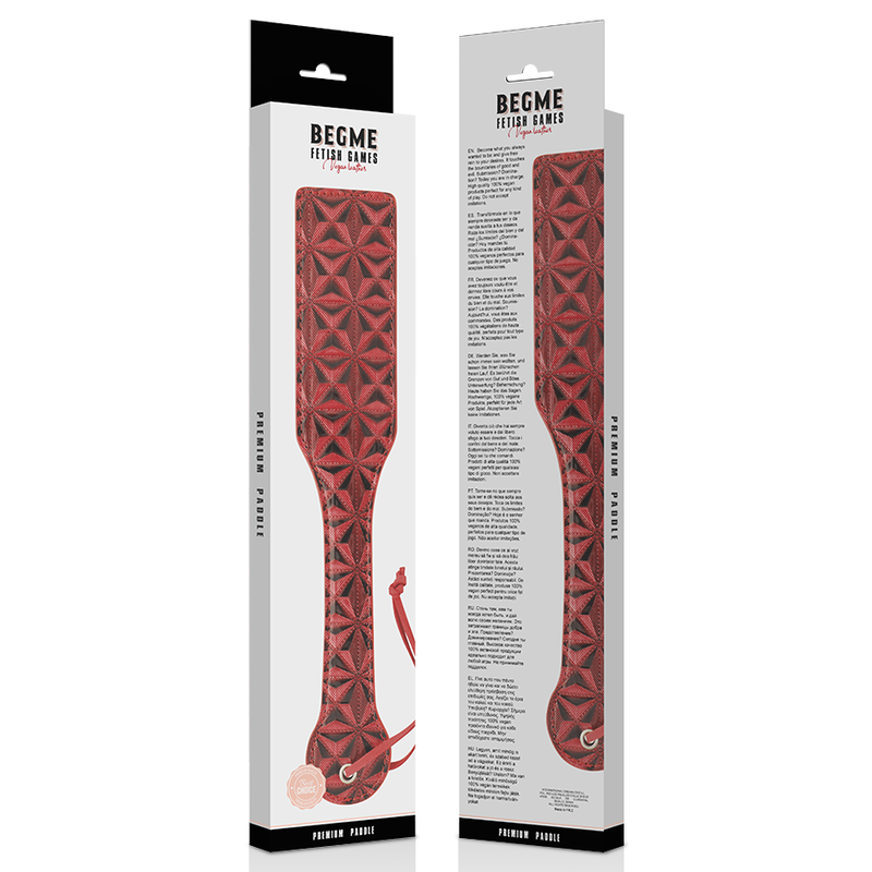 BEGME – PELLE EN CUIR VÉGÉTALIEN RED EDITION