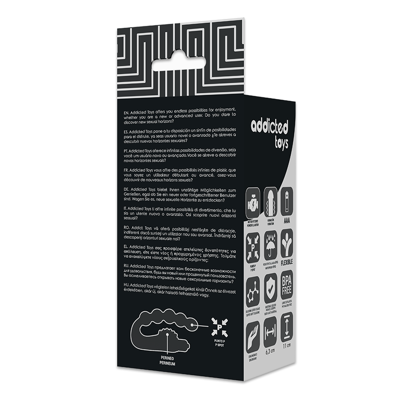 ADDICTED TOYS – MASSEUR ANAL PROSTATIQUE AVEC VIBRATION