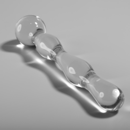 NEBULA SERIES BY IBIZA – MODELE 13 DILDO CRISTAL TRANSPARENT 18 CM -O- 3.5 CM
