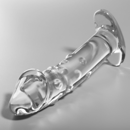 NEBULA SERIES BY IBIZA – MODELE 19 DILDO CRISTAL TRANSPARENT 18.5 CM -O- 4 CM
