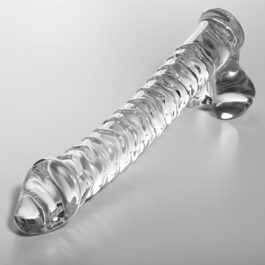 NEBULA SERIES BY IBIZA – MODELE 23 DILDO CRISTAL TRANSPARENT 21.5 CM -O- 4 CM