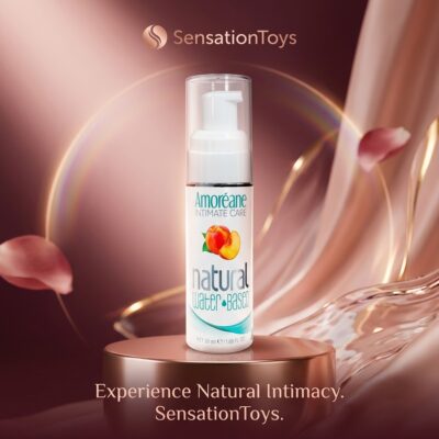 AMOREANE - LUBRIFIANT À BASE D''EAU PÊCHE 50 ML