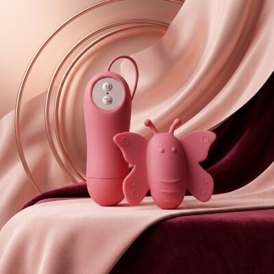 BAILE - LOVE EGGS STIMULATEUR DE CLITORIS PAPILLON 12 VITESSES TÉLÉCOMMANDE LILAS