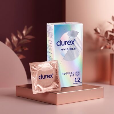 DUREX - PRÉSERVATIFS ULTRA FINS INVISIBLES 12 UNITÉS