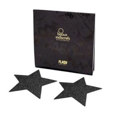 Bijoux - Indiscrets Capuchons de Tamelon Noir Star Flash