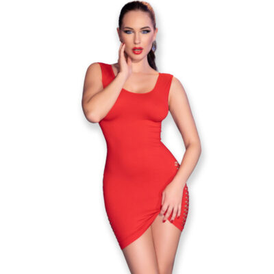 Chilirose - Robe Cr 4622 Rouge S/m