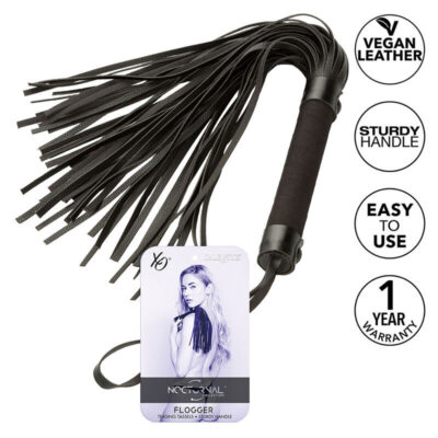 Calexotics - Nocturnal Flogger Cuir Noir