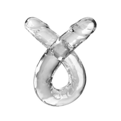 King Cock - Double Trouble Double Gode 46 Cm Transparent