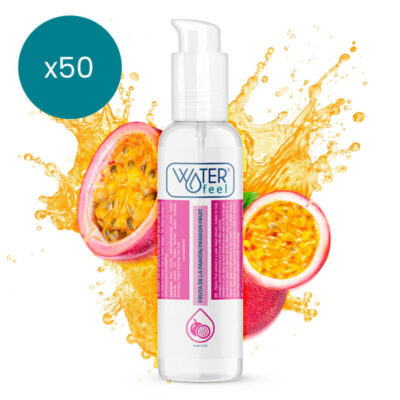 Waterfeel - Lubrifiant À Base D''eau aux Fruits de la Passion 175 Ml Pack 50 Unités