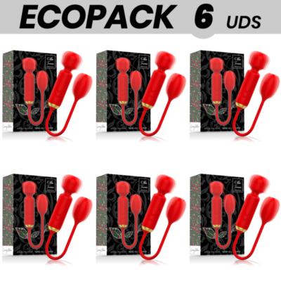 ECOPACK 6 UNITÉS - MIA BAGUETTE DE PLAISIR DOUBLE TOSCANA + OEUF VIBRATEUR
