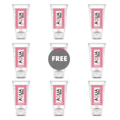 Aqua Travel - Lubrifiant À Base D''''eau Aqua Travel Saveur Crème de Fraise - 50 Ml 8+1 Offert