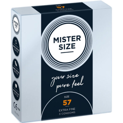 Mister Size - Préservatif Taille L 57 Mm (3 Unités)