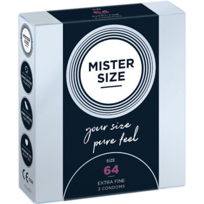 Mister Size - Préservatifs Taille Xxl 64 Mm (3 Unités)