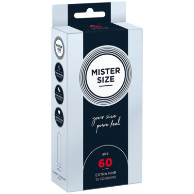 Mister Size - Préservatif Taille Xl 60 Mm (10 Unités)