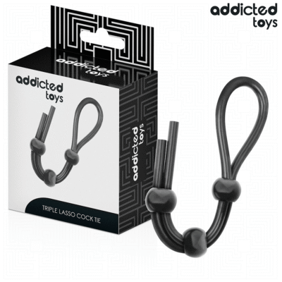 Addicted Toys - Corde en Silicone pour le Pénis À Triple Boucle