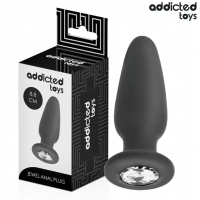 Addicted Toys - Plug Anal avec Bijou Taille S 8,8 Cm
