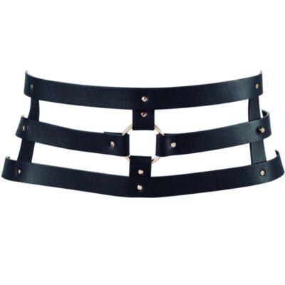Bijoux - Indiscrets Ceinture Labyrinthe avec Bracelet Noir