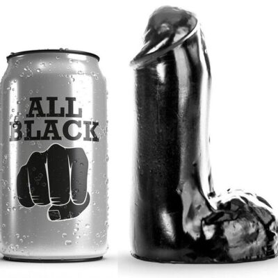 All Black - Gode Réaliste 13 Cm