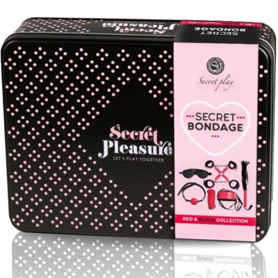 Secretplay - Bdsm Set 6 Pcs Rouge Collec... - Livraison Gratuite Discrète