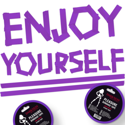 Darkness - Ruban Adhésif Bondage Lilas 15m