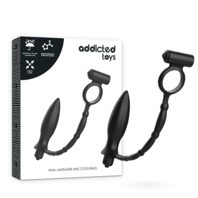 Addicted Toys - Plug Anal avec Anneau Vibrant