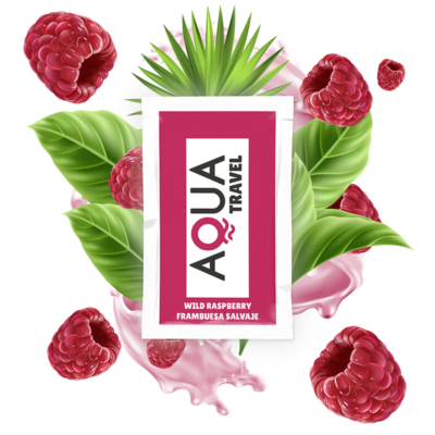 Aqua Travel - Lubrifiant À Base D''eau Saveur Framboise Sauvage 6 Ml