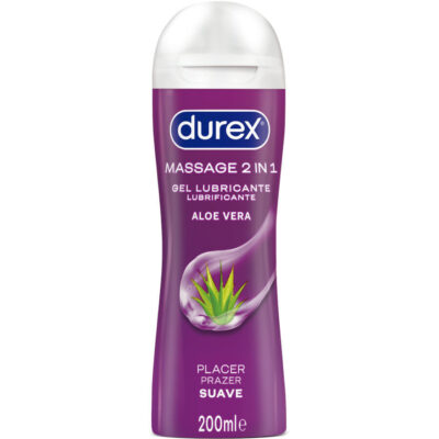 Durex - Gel Lubrifiant de Massage Doux À L''aloe Vera 200 Ml