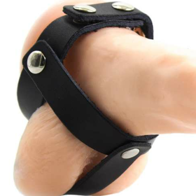 Cage À Balles en Cuir Ohmama Fetish