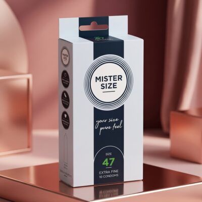 MISTER SIZE - PRÉSERVATIFS TAILLE XS 47 MM (10 UNITÉS)