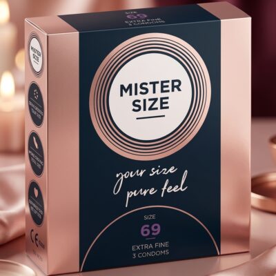 MISTER SIZE - PRÉSERVATIFS TAILLE XXXL 69 MM (3 UNITÉS)